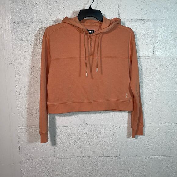 Bass Outdoor Womens Hibernate Half-Zip Hoodie Top Toasted Nut, XS - Picture 1 of 8